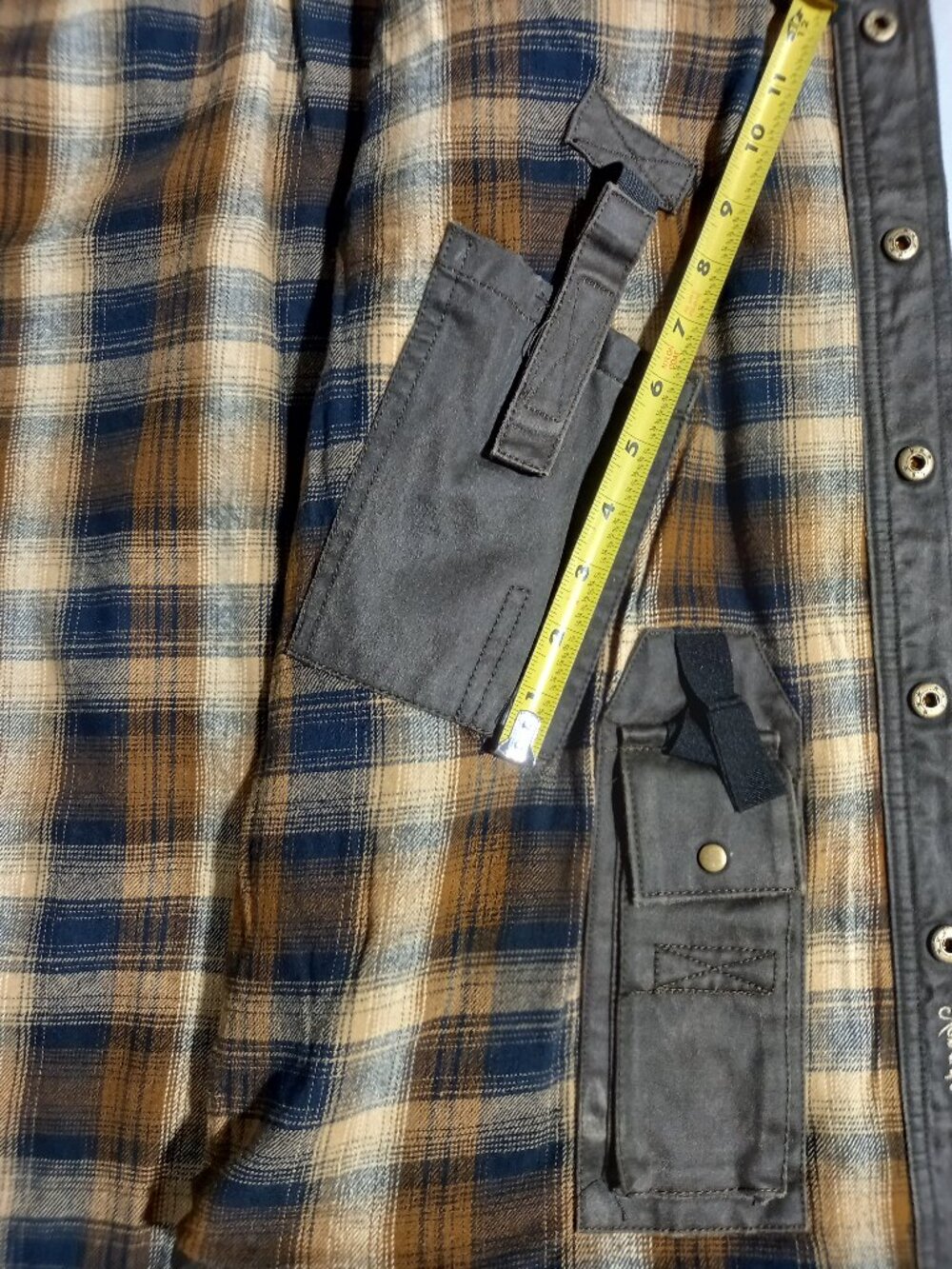 Bountyman Concealed Carry Shirt Jacket - Brown | 2XLT - Picture 5 of 9
